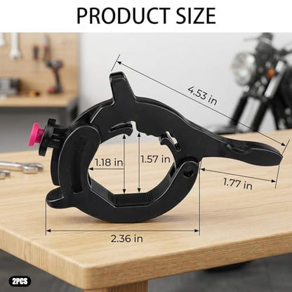 2PCS Motorcycle Throttle Lock, Motorcycle Cruise Control, Throttle Lock Cruise Control Motorcycle, Cruise Control for Motorcycle Throttle, Universal Fit for Most Motorcycles,