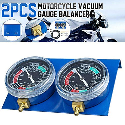 Motorcycle Vacuum Gauge Balancer Professional Vacuum Carburetor Carb Synchronizer Motorcycle Accessories Durable 2 Cylinder