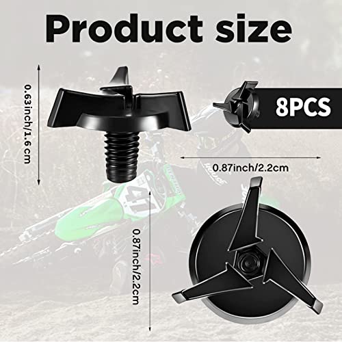 8pcs Motorcycle Helmet Screws - Motorcycle Helmet Visor Screws Helmet Accessories Visor Screw Kit