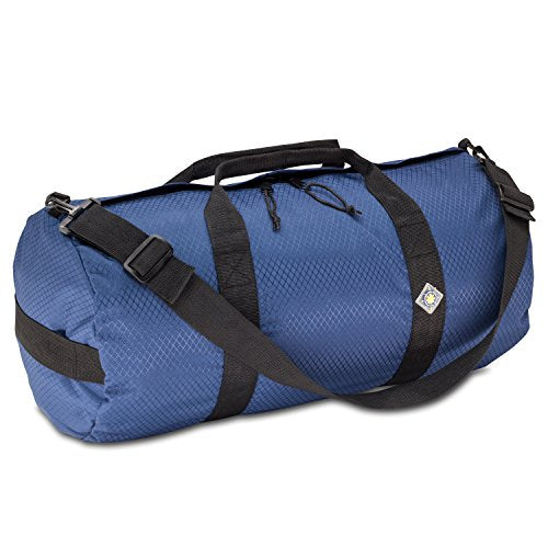 44L Daily Duffel Bag, Heavy-Duty Gear Bag, 1050D Tuff Cloth, Diamond Ripstop, Reinforced Stitching - Blue (12" x 24") - color: Pacific Blue, size: 12" x 24" (44 Liters)