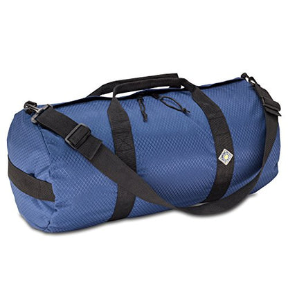 44L Daily Duffel Bag, Heavy-Duty Gear Bag, 1050D Tuff Cloth, Diamond Ripstop, Reinforced Stitching - Blue (12" x 24") - color: Pacific Blue, size: 12" x 24" (44 Liters)