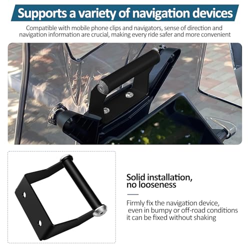 for 790 890 Adventure 2024-2025 790 890 Adventure R 2024 2025 Motorcycle GPS Phone Holder Auxiliary Nav Screen Mount Navigation Tower GPS Bars(22mm) - size: 22mm
