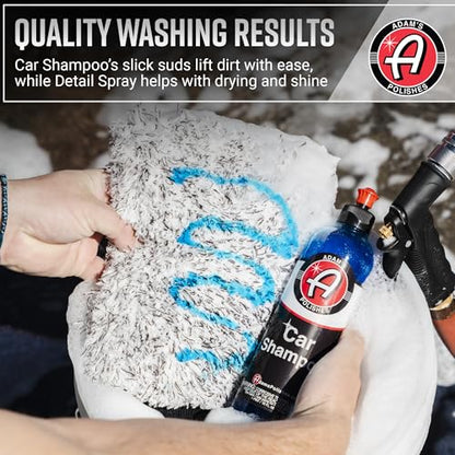 Adam's Essential Car Wash Kit (6-Item) - USA Made Auto Detailing Car Care Cleaning Kit for Car & Truck Lovers, Dads, Moms and DIYers - Our Products - style: Essential (6-item)