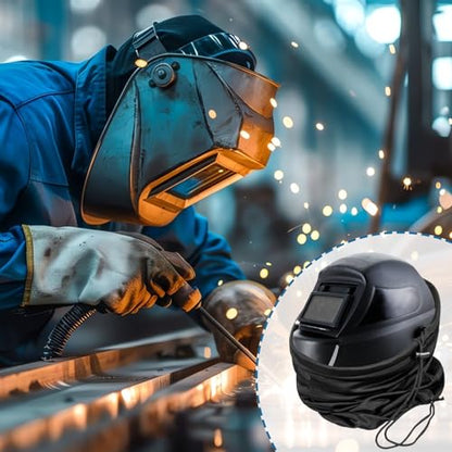 2-Pack Large Lightweight Helmet Bags for Welding & Motorcycle, Durable Multi-Scene Carry/Storage Bags for Work, Sports, Travel | Gifts for dad