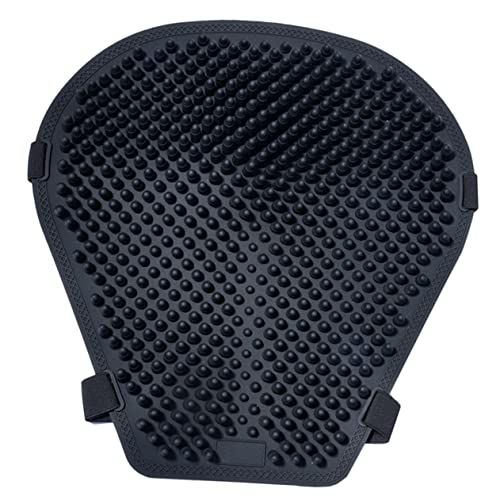 Sosoport Breathable Silicone Motorcycle Seat Cushion Cooling Non Slip Motorbike Seat Pad with Ventilation for Comfortable Riding and Heat Insulation Protection