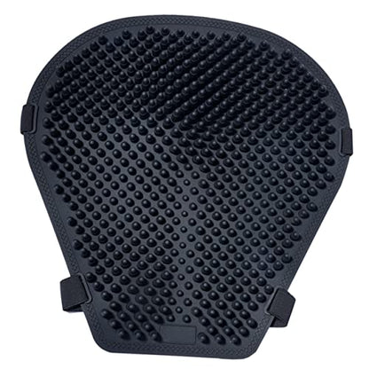 Sosoport Breathable Silicone Motorcycle Seat Cushion Cooling Non Slip Motorbike Seat Pad with Ventilation for Comfortable Riding and Heat Insulation Protection