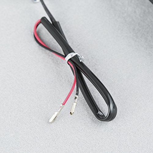 TCT-MT LED Light Side Mount License Plate Collapsible Fit for Harley Sportster XL 2004-2016 Forty Eight XL1200X Iron 883 XL883N Custom XL1200C Nightster XL1200N Roadster XL1200R Black
