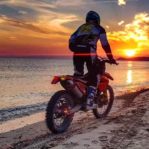 Motorcycle LED Rear Fender 12V LED Tail Light Brake Lamp with 2pcs Turn Singla Light For Off-road Motorcycle Motocross Dirt Bike