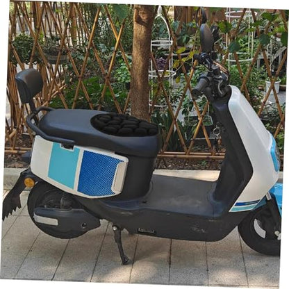 Motorcycle Seat Cushion Pad Comfortable Cover Shock Absorption and Heat Insulation for Rides Weather Breathable Motorcycle Accessories