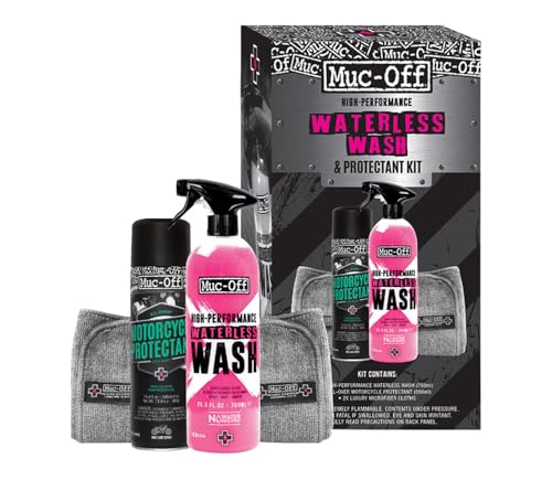 High Performance Waterless Wash and Protectant Care Kit Motorcycle