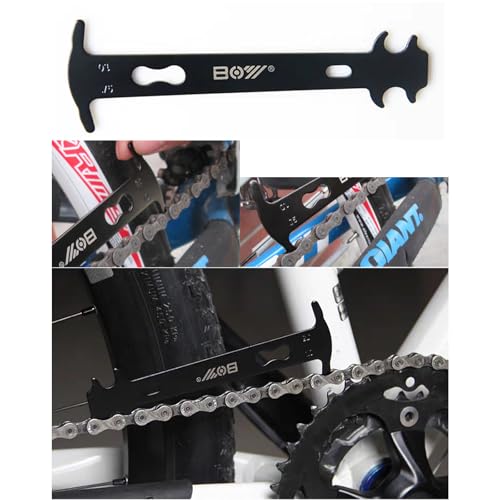 Universal Bike Chain Tool Kit with Bike Breaker Main Chain Pliers Chain Checker for Road MTB Bike 1-12 Speed Chain Disassemble Chain Splitter and Breaker - color: Bike Chain Tool Kit
