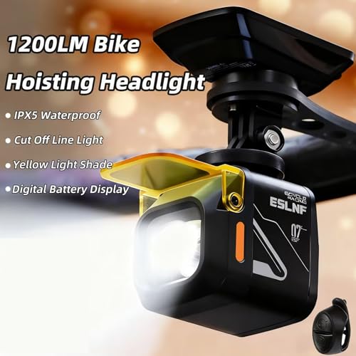 Ultra-Bright Rechargeable Bike Light, IPX5 8 Modes Including Fog Lights, Type-C Fast Charging, Rear Light with 6 Modes – Ideal for Night Riding, Mountain Biking, Commuting, Road Cycling