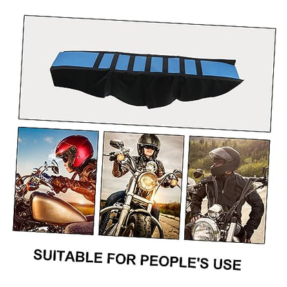 ULTECHNOVO Motorcycle Seat Pad Non-Slip PVC Cover for Sun Protection Cushion for Motocross Saddle Cover
