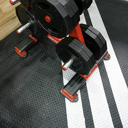 Rubber-Cal Diamond-Plate Rubber Flooring Roll - 3 mm x 4 ft x 15 ft Roll - Black - size: 180"L x 48"W x 0.1"Th