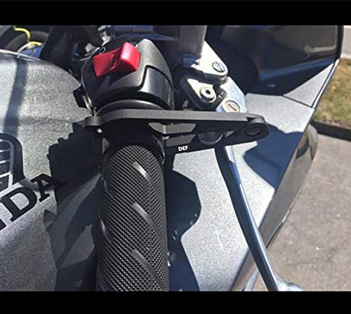 Motorcycle Cruise Control with Silicone Ring Protect, Universal Throttle Assist Aluminum Wrist/Hand Grip Lock Clamp to fit Most Motorcycles and Sports Bikes