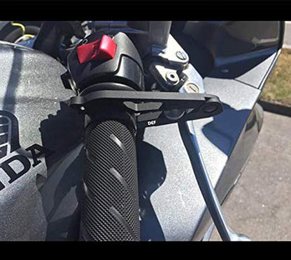 Motorcycle Cruise Control with Silicone Ring Protect, Universal Throttle Assist Aluminum Wrist/Hand Grip Lock Clamp to fit Most Motorcycles and Sports Bikes