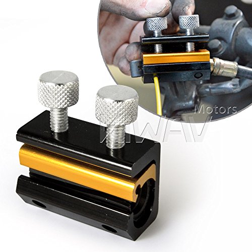 KiWAV Cable Lubricator Lubricant Luber Lube Oiler Tool Twin Clamp for Motorcycle ATV Dirt-Bike Scooter Bike Snow-Blower Toro-Zero-Turn Snow-Mobile Lawn-Mower Lawn-Tractor Four-Wheeler