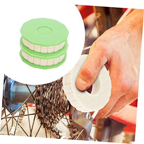 Abaodam 2PCS Bike Chain Roller Oiler Tool Adjustable Lubrication System for Mountain and Road Bikes Sturdy Oil Roller for Chain Maintenance and Repair