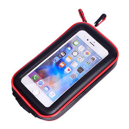 Motorbike Mount Holder,Waterproof Bicycle Mount GPS Holder Motorcycle Handlebar Phone Stand Universal Cradle for Smartphone Up to 4.7-5.2 Inch (XL(5.3" - 6.2")) - size: XL(5.3" - 6.2")