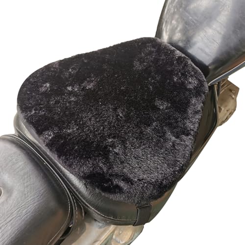 Universal Gel Motorcycle Seat Cushion,Superior Absorption and Protection with Warm Cover,Comfortable and Large 3D Honeycomb Motorcycle Seat Cushions for Long Rides - size: Medium