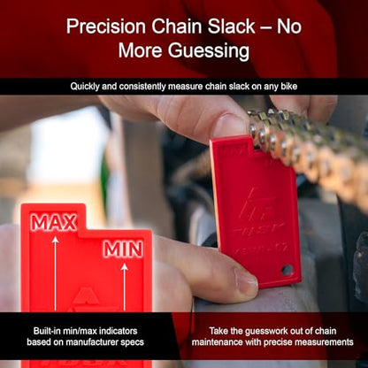 Tusk Chain Slack Measuring Tool Compatible With Yamaha YZ125/250 2005-2026