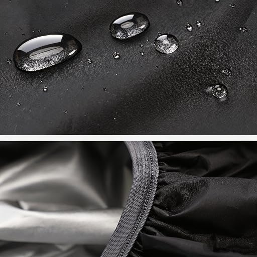 2 Pack Waterproof Backpack Rain Cover with Reflective Strip, M Size 30L-40L - color: 1 Pcs Black + 1 Pcs Army Green