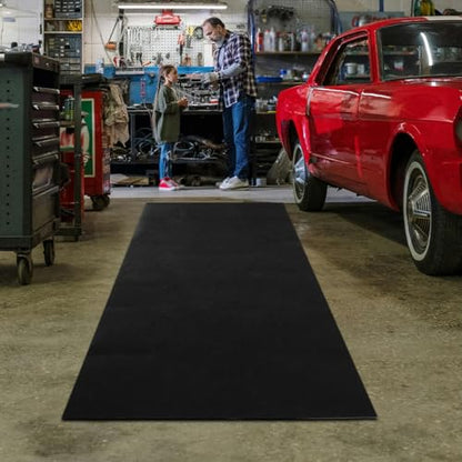 Oil Spill Mat for Garage Floor 36x72 Inches Reusable Washable Absorbent Pad Car Oil Drain Splash Pad Mechanic Floor Protection Mat