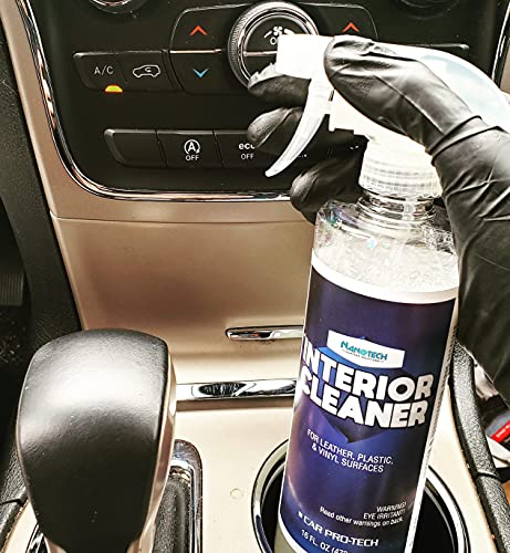 Nanotech Surface Solutions Detailing Kit Includes Carpet Cleaner, Windshield Rain Repellent- Increase Visibility During Rainy Days, Water-less Ceramic Wash, Interior Cleaner, Car Shampoo- 16 Oz.