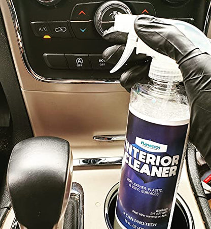 Nanotech Surface Solutions Detailing Kit Includes Carpet Cleaner, Windshield Rain Repellent- Increase Visibility During Rainy Days, Water-less Ceramic Wash, Interior Cleaner, Car Shampoo- 16 Oz.