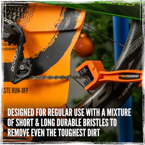 Tru-Tension | Muck Monkey Chain Brush | Motorcycle Tools - size: 1 Count (Pack of 1)