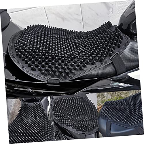 ULTECHNOVO Motorcycle Seat Cushion Breathable Silicone Pad for Enhanced Comfort Anti-Slip Design for Long Rides Fits Motorbikes and Cruisers for Outdoor Cycling