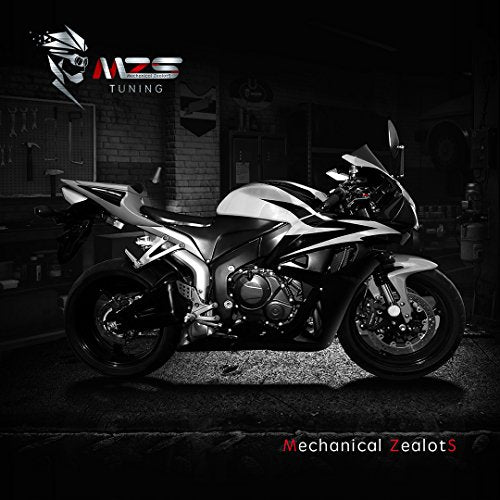 MZS Black Motorcycle Brake Clutch Levers Short Adjustable CNC Compatible With EX650 ER-6F ER-6N 06-08 / KLE650 / GPZ500S EX500 90-09 / W800 W800SE 12-16 / Z750S / ZX-6 90-99 / ZX9R 98-99