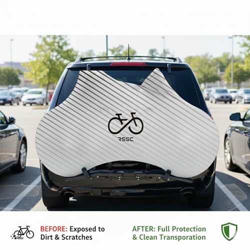 Bike Cover with 5 Zippers, Anti-Scratch Bicycle Storage Guard for Apartment & Garage, Fits Wall Hangers & Car Racks, Dust-Proof Full Protection for Most Bikes (Gray) - color: Gray