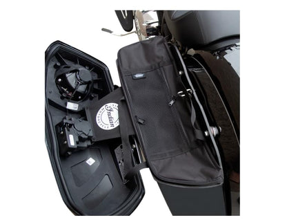 Black Inner Linings Travel Luggage Bag For Indian Roadmaster Chieftain Springfield Challenger Pursuit Limited Darkhorse Motorcycle Organizer inner Bags Full Zippered Closure Accessories