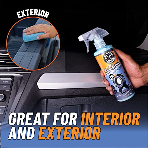 Chemical Guys Tire Kicker Sprayable Extra Glossy Tire Shine Spray, Dry-to-Touch Dressing - Restores Wet Look to Rubber, Vinyl, and Plastic, Safe for Cars, Trucks, Motorcycles, RVs, and More - 16 oz - size: 16 Fl Oz (Pack of 1), style: Only