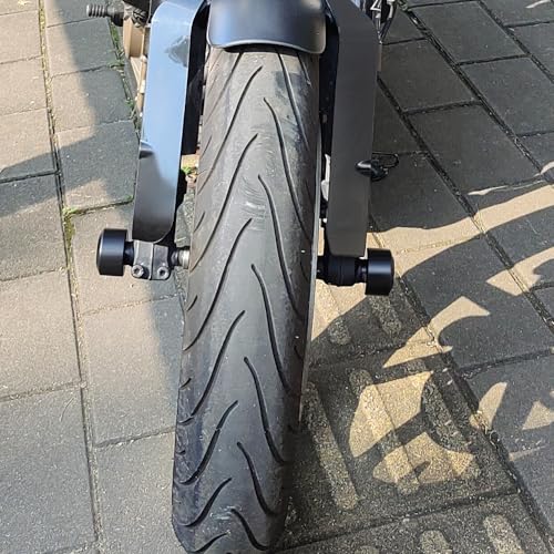 Motorcycle Front Rear Fork Wheel Frame Slider Crash Protector Compatible with Husqvarna Vitpilen/Svartpilen 401 2017-2023, Axle Slider Crash Pads