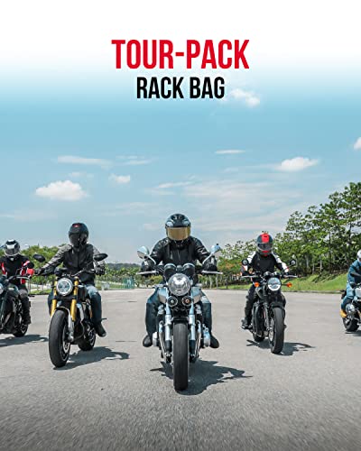 KEMIMOTO Expandable Motorcycle Traveler Tour Trunk Bag 40L-50L Luggage Rack Tail Duffle Bag Fit for Touring Trike Road King Street Glide Road Glide Freewheeler Tri Glide Ultra Goldwings Roadmaster