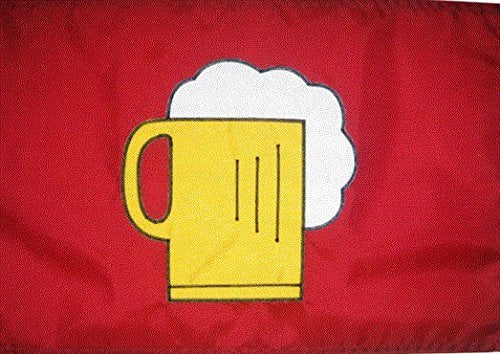 2 PK Red Beer Mug Replacement Safety Flag ATV Bicycle Motorcycle Razor UTV