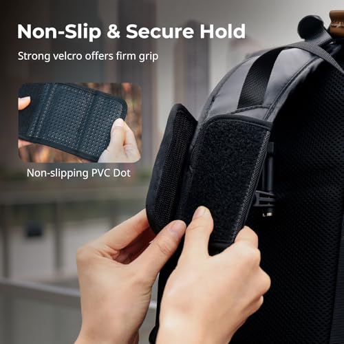 SMALLRIG Backpack Strap Mount for DJI Osmo Pocket 4 3/Action 6/5 Pro/4/Nano, for GoPro Hero 13/12/11, for Insta360 X5/4/3/Ace Pro 2, with Ball Head Action Cam Adapter Base - 6051 - style: Strap Mount (for Pocket 4/3)