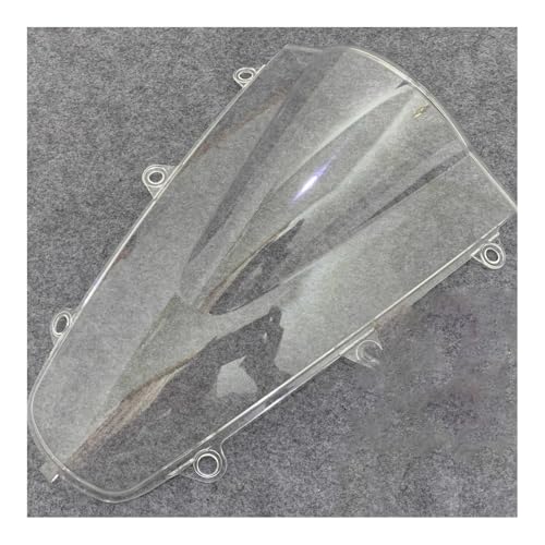 Windshield Wind Deflector for CBR1000RR CBR 1000RR 2017 2018 2019 2020 2021 CBR 1000 RR Windshield Double Bubble Windscreen Screen Wind Deflectors - color: T-ransparent