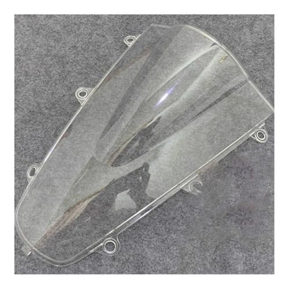 Windshield Wind Deflector for CBR1000RR CBR 1000RR 2017 2018 2019 2020 2021 CBR 1000 RR Windshield Double Bubble Windscreen Screen Wind Deflectors - color: T-ransparent