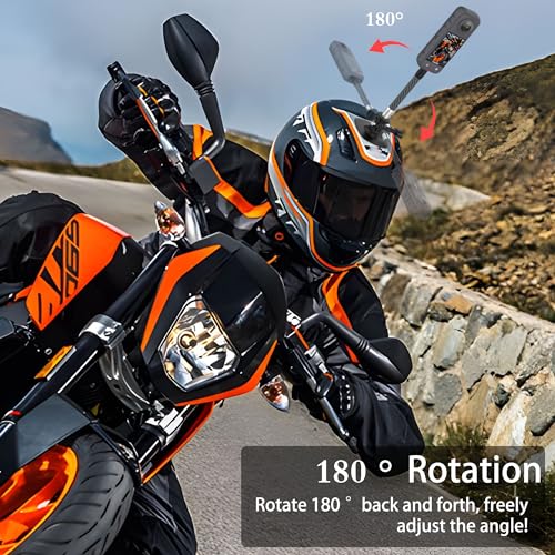 All Carbon Fiber Extension Arm Kit Metal Pole Mount Helmet Stick Extension Arm Mount for GoPro Hero 13/12/11/10/9/8/7/6/5 Black, Insta360 X5 / X4 / X3 / X2 / XR/Go,DJI Osmo Action and More