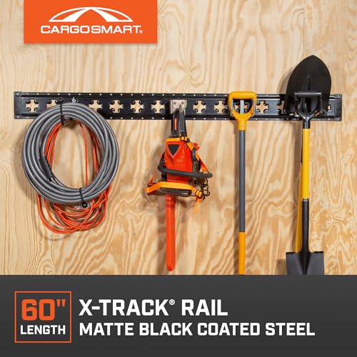CARGOSMART X-Track Rail, 60" - 1 Pk - Matte Black - color: Matte Black, style: 60" - 1 Pk