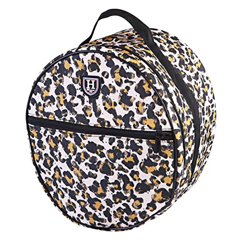 Harrison Howard Equestrian Motorcycle Riding Waterproof Helmet Bag Helmet Case Storage Carring Bag - color: Classic Leopard