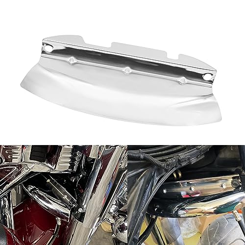 Motorcycle Lower Triple Tree Wind Deflector Fit for Harley Touring Electra Glide Road Glide Road King Street Glide 2014-2023 (Chrome) - color: Chrome