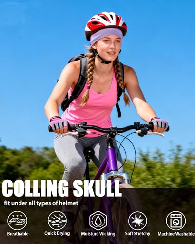 Cooling Skull Cap Helmet Liner-Lightweigh Mesh Sweat Wicking Beanie Caps for Hard Hat,Motorcycle,Cycling,Running - color: 2-black+white