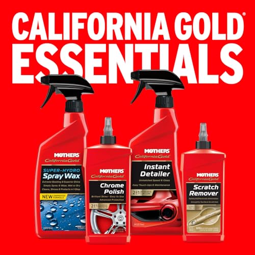 Mothers California Gold Chrome Polish, 12 oz. — Cleans & Brightens Chrome Bumpers, Wheels, Trim & Accessories, Protects Against Fingerprints, Rust & Corrosion, Safe on Glass & Mirrors (05212)