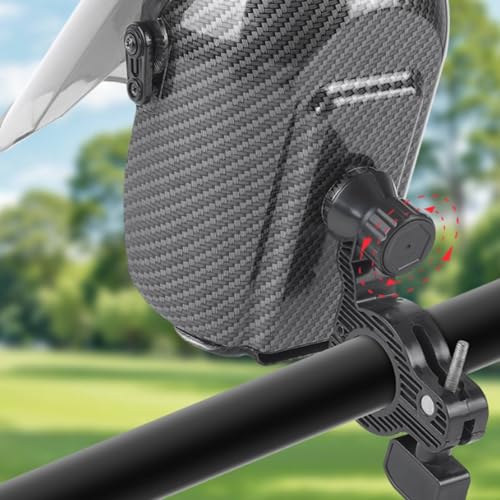 predolo Motorcycle Phone Holder Rainproof Weather-Resistant Phone Direction Guide Holder Shockproof Rain Cover Bike Mount for Navigation, Black, Carbon Handlebar - color: Black, style: Carbon Handlebar