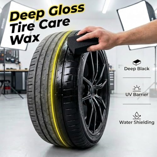 2026 New Upgrade Car Scratch Removal Wax, Scratch Remover for Vehicles with Wipe and Sponge, Car Polishing Wax Scratchs Remover, Cars Paint Scratchs Repair Kit for Deep Scratches (with Tire Polish) - color: with Tire Polish