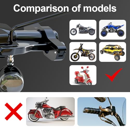 JAGASOL Helmet & Motorcycle Lock Combo - Brake Lock Anti-Theft for Mopeds, Motorbikes, ATVs, Dirt Bikes & Street Bikes - color: Black